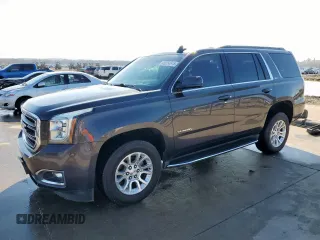 2017 GMC Yukon SLT with VIN 1GKS2BKC3HR122370, listed as a Copart auction lot 46254615 with 179,787 mi miles and Salvage Title. Bid and sale history available at carsss.com. Image 1.