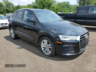 2017 Audi Q3 Premium with VIN WA1ECCFS5HR001511, listed as a Copart auction lot 60853085 with 70,818 mi miles and Salvage title. Bid and sale history available at DreamBid. Image 4.