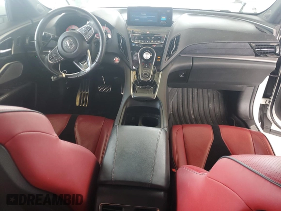 2021 Acura RDX w/A-Spec Package with VIN 5J8TC2H69ML043380, listed as a Copart auction lot 63219585 with 47,799 mi miles and Salvage title. Bid and sale history available at DreamBid. Image 8.