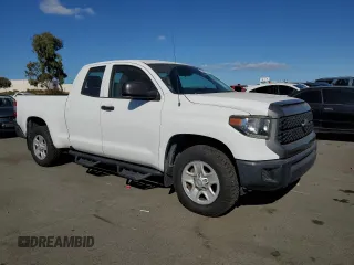 2018 Toyota Tundra 2WD SR with VIN 5TFRM5F12JX126362, listed as a Copart auction lot 75850124 with 101,944 mi miles and Salvage Title. Bid and sale history available at carsss.com. Image 4.