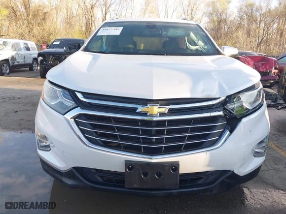 2018 Chevrolet Equinox Premier with VIN 2GNAXVEVXJ6324008, listed as a IAAI auction lot 41877394 with 106,729 mi miles. Bid and sale history available at carsss.com. Image 6.