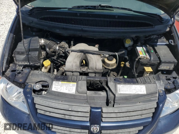 2005 Dodge Caravan SE z VIN 1D4GP25B25B414184, wystawiony jako Copart lot #55027705 z przebiegiem 156 563 mil mil oraz Szkoda całkowita • Salvage title. Historia ofert i sprzedaży dostępna na DreamBid. Obrazek 12.