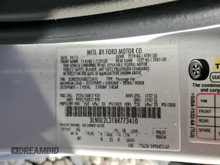 2011 Lincoln MKZ Hybrid with VIN 3LNDL2L31BR773410, listed as a Copart auction lot 88013355 with 145,563 mi miles and Salvage Title. Bid and sale history available at carsss.com. Image 14.