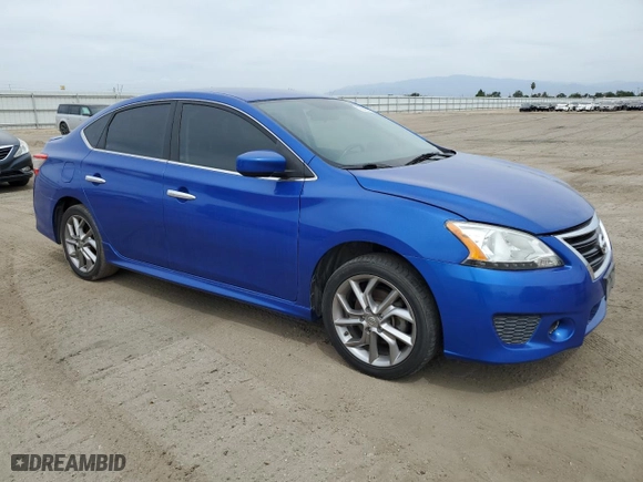 2014 Nissan Sentra SR with VIN 3N1AB7AP9EL640241, listed as a Copart auction lot 53332035 with 113,788 mi miles and Salvage Title. Bid and sale history available at carsss.com. Image 4.