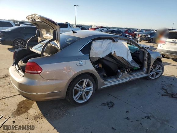 2015 Volkswagen Passat 2.0L TDI SEL Premium with VIN 1VWCV7A31FC054623, listed as a Copart auction lot 85647484 with 0 mi miles and Non Repairable. Bid and sale history available at carsss.com. Image 3.
