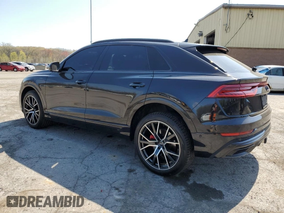 2019 Audi Q8 Premium Plus z VIN WA1EVAF10KD006691, wystawiony jako Copart lot #54116275 z przebiegiem 67 871 mil mil oraz Szkoda całkowita • Salvage title. Historia ofert i sprzedaży dostępna na DreamBid. Obrazek 2.