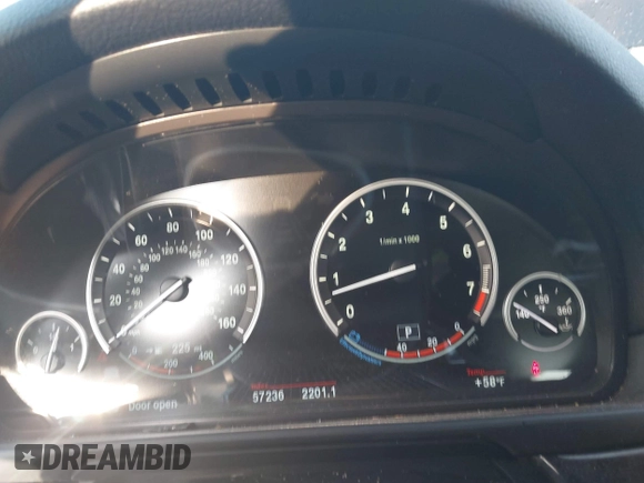 2016 BMW 5 Series 535i with VIN WBA5B1C58GG129938, listed as a IAAI auction lot 41492467 with 57,236 mi miles and . Bid and sale history available at DreamBid. Image 7.