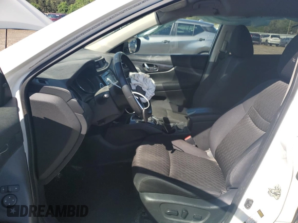 2017 Nissan Rogue SV with VIN 5N1AT2MT2HC887215, listed as a Copart auction lot 52253345 with 80,500 mi miles and Salvage Title. Bid and sale history available at carsss.com. Image 7.