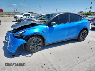 2024 Tesla Model Y Long Range с VIN 7SAYGDEE3RA238059, выставлен на аукционе Copart как лот 61395925 с пробегом 14 991 миль миль и Списание • Salvage title. История ставок и продаж доступна на DreamBid. Изображение 1.