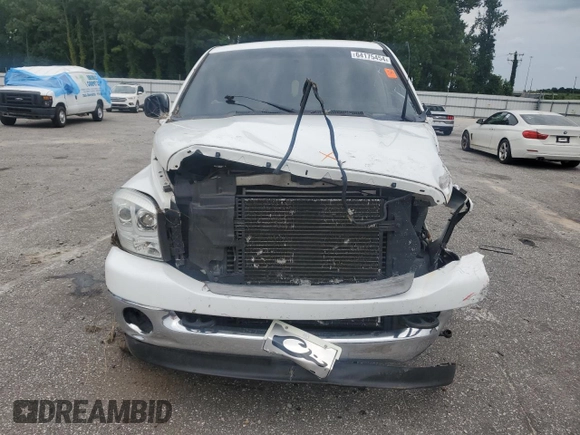 2006 Dodge Ram 2500 SLT with VIN 1D7KS28C56J171641, listed as a Copart auction lot 64175454 with 127,197 mi miles and Salvage Title. Bid and sale history available at carsss.com. Image 5.