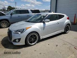 2016 Hyundai Veloster Turbo with VIN KMHTC6AE1GU263159, listed as a Copart auction lot 53990535 with 116,151 mi miles and Clean Title. Bid and sale history available at carsss.com. Image 1.