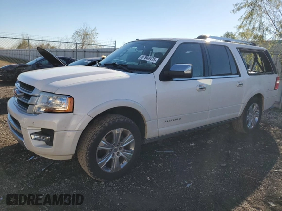 2015 Ford Expedition EL Platinum with VIN 1FMJK1LT3FEF30173, listed as a Copart auction lot 87940475 with 78,936 mi miles and Clean Title. Bid and sale history available at carsss.com. Image 1.