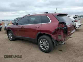 2021 Jeep Cherokee Latitude Lux z VIN 1C4PJMMX8MD166792, wystawiony jako Copart lot #62931925 z przebiegiem 21 669 mil mil oraz Szkoda całkowita • Salvage title. Historia ofert i sprzedaży dostępna na DreamBid. Obrazek 2.