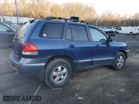 2006 Hyundai Santa Fe GLS with VIN KM8SC73D56U100308, listed as a Copart auction lot 83023344 with 161,230 mi miles and Salvage Title. Bid and sale history available at carsss.com. Image 3.