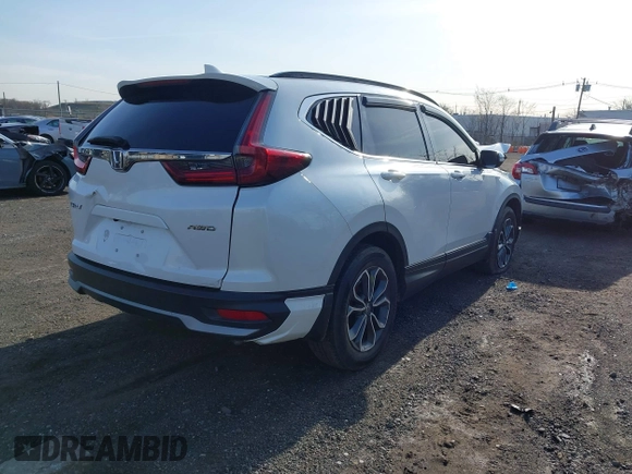 2020 Honda CR-V EX with VIN 2HKRW2H52LH638324, listed as a IAAI auction lot 41944104 with 31,852 mi miles and . Bid and sale history available at DreamBid. Image 4.