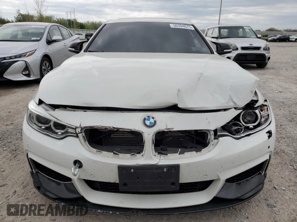 2014 BMW 4 Series 435i xDrive with VIN WBA3R5C53EK189033, listed as a Copart auction lot 56394675 with 101,183 mi miles and Salvage title. Bid and sale history available at DreamBid. Image 5.