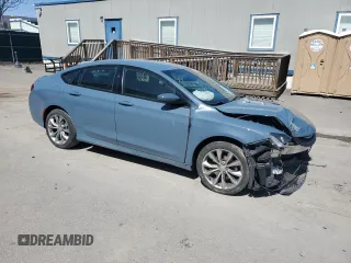 2015 Chrysler 200 S with VIN 1C3CCCBB9FN626425, listed as a Copart auction lot 53429105 with 64,002 mi miles and Salvage Title. Bid and sale history available at carsss.com. Image 4.