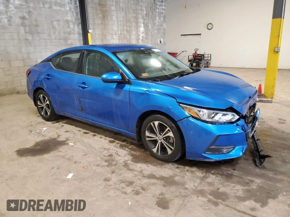 2021 Nissan Sentra SV z VIN 3N1AB8CV5MY232368, wystawiony jako Copart lot #53652085 z przebiegiem 75 849 mil mil oraz Czysty tytuł • Clean title. Historia ofert i sprzedaży dostępna na DreamBid. Obrazek 4.