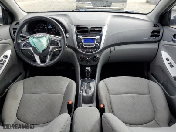 2014 Hyundai Accent SE with VIN KMHCU5AE6EU194568, listed as a Copart auction lot 46451645 with 70,976 mi miles and Salvage Title. Bid and sale history available at carsss.com. Image 8.