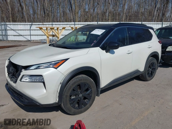2023 Nissan Rogue SV with VIN JN8BT3BB1PW206178, listed as a IAAI auction lot 41796534 with 18,609 mi miles. Bid and sale history available at carsss.com. Image 2.