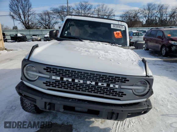 2021 Ford Bronco with VIN 1FMEE5DP6MLA68783, listed as a Copart auction lot 88389835 with 42,548 mi miles and Salvage Title. Bid and sale history available at DreamBid. Image 5.