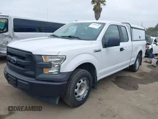 2017 Ford F-150 XL with VIN 1FTEX1C87HKE24171, listed as a IAAI auction lot 41905580 with 54,780 mi miles. Bid and sale history available at carsss.com. Image 2.