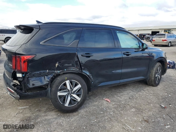 2021 Kia Sorento EX with VIN 5XYRHDLF7MG061434, listed as a Copart auction lot 87176274 with 45,825 mi miles and Salvage Title. Bid and sale history available at carsss.com. Image 3.