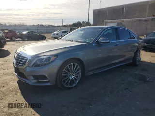 2015 Mercedes-Benz S-Class S 550 with VIN WDDUG8FB8FA183323, listed as a Copart auction lot 50381535 with 71,016 mi miles and Salvage Title. Bid and sale history available at carsss.com. Image 1.