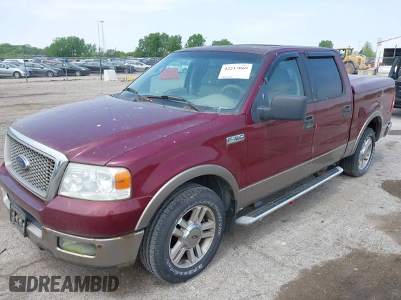 2005 Ford F-150 XLT with VIN 1FTPW12585KD81247, listed as a IAAI auction lot 42217069 with 185,032 mi miles and . Bid and sale history available at DreamBid. Image 2.