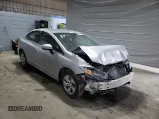 2014 Honda Civic Sedan LX with VIN 2HGFB2F57EH506237, listed as a Copart auction lot 49471495 with 105,465 mi miles and Salvage Title. Bid and sale history available at carsss.com. Image 4.