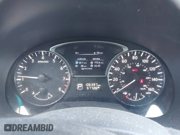 2015 Nissan Altima S with VIN 1N4AL3AP1FN342728, listed as a IAAI auction lot 42033113 with 106,397 mi miles and . Bid and sale history available at carsss.com. Image 7.