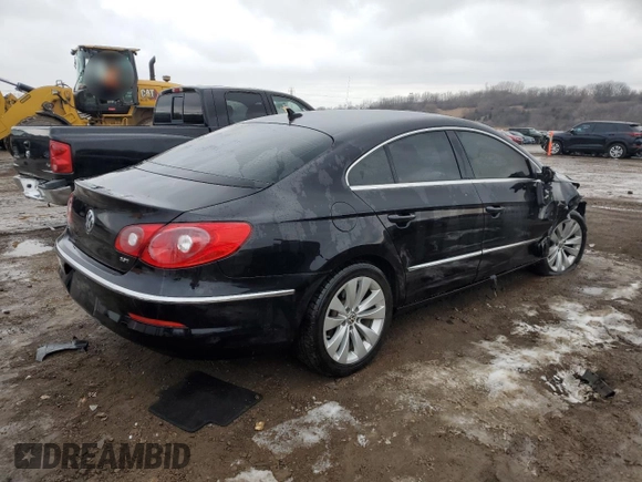 2012 Volkswagen CC Sport PZEV with VIN WVWMP7AN0CE533828, listed as a Copart auction lot 86079484 with 105,371 mi miles and Salvage Title. Bid and sale history available at carsss.com. Image 3.