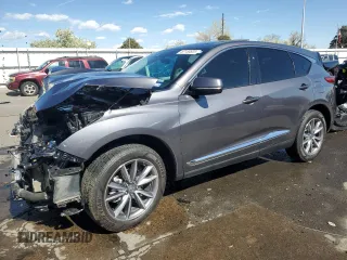 2021 Acura RDX Technology with VIN 5J8TC1H5XML023706, listed as a Copart auction lot 53155535 with 52,636 mi miles and Salvage title. Bid and sale history available at DreamBid. Image 1.