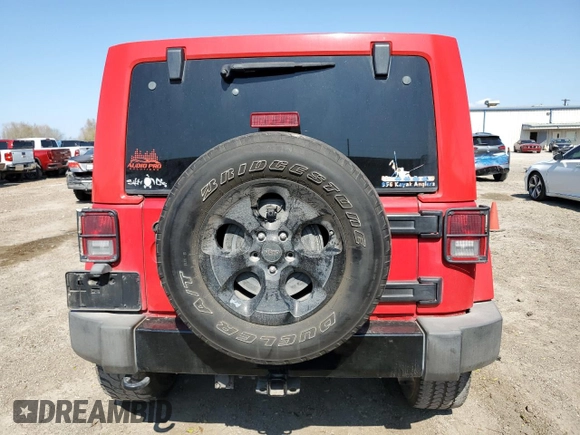 2015 Jeep Wrangler Unlimited Sahara with VIN 1C4BJWEG5FL717175, listed as a Copart auction lot 43212355 with 93,298 mi miles and Clean Title. Bid and sale history available at carsss.com. Image 6.