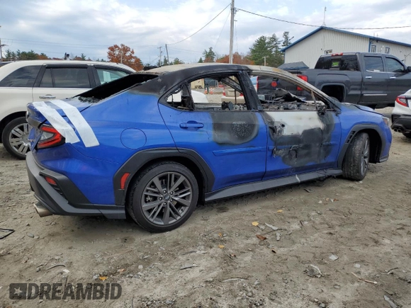 2022 Subaru WRX z VIN JF1VBAB64N8026445, wystawiony jako Copart lot #77588154 z przebiegiem Nie podano mil oraz Szkody całkowita. Historia ofert i sprzedaży dostępna na DreamBid. Obrazek 3.