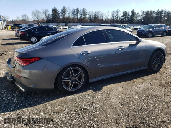 2021 Mercedes-Benz CLA 250 z VIN W1K5J4HB1MN169944, wystawiony jako Copart lot #45329265 z przebiegiem 36 900 mil mil oraz Szkoda całkowita • Salvage title. Historia ofert i sprzedaży dostępna na DreamBid. Obrazek 3.