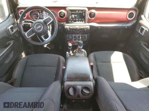 2018 Jeep Wrangler Unlimited Rubicon with VIN 1C4HJXFG1JW125326, listed as a Copart auction lot 62655395 with 33,920 mi miles and Clean title. Bid and sale history available at DreamBid. Image 8.