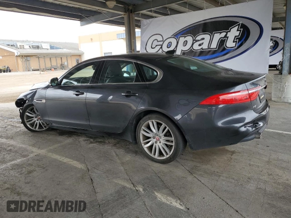 2018 Jaguar XF with VIN SAJBK4EV4JCY55834, listed as a Copart auction lot 54542515 with 50,170 mi miles and Salvage title. Bid and sale history available at DreamBid. Image 2.