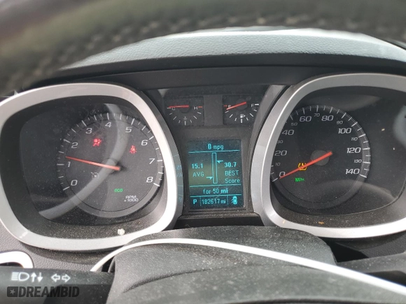 2015 Chevrolet Equinox LT with VIN 1GNFLFEK1FZ122537, listed as a Copart auction lot 85036834 with 182,617 mi miles and Salvage Title. Bid and sale history available at carsss.com. Image 9.