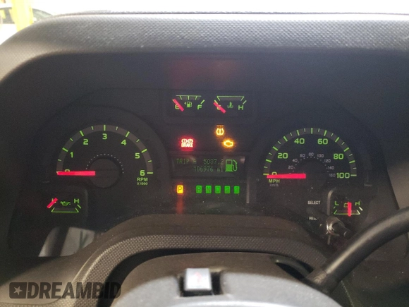 2013 Ford Econoline Passenger XL with VIN 1FBSS3BL9DDA33707, listed as a Copart auction lot 62903564 with 106,976 mi miles and Salvage Title. Bid and sale history available at DreamBid. Image 9.