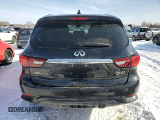 2020 Infiniti QX60 Luxe with VIN 5N1DL0MM3LC528958, listed as a Copart auction lot 43874275 with 26,388 mi miles and Salvage title. Bid and sale history available at DreamBid. Image 6.