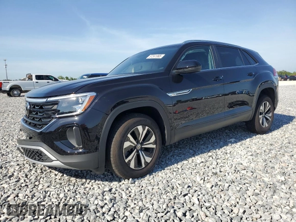 2024 Volkswagen Atlas SE with VIN 1V2DE2CA5RC262903, listed as a Copart auction lot 57241995 with 4,186 mi miles and Salvage title. Bid and sale history available at DreamBid. Image 1.
