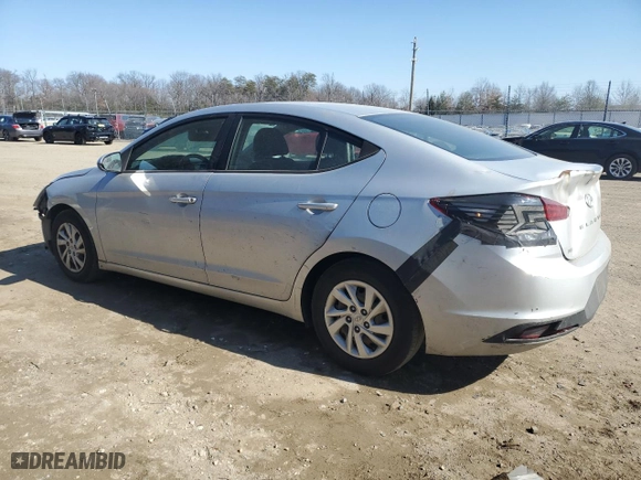 2019 Hyundai Elantra SE with VIN 5NPD74LF8KH455267, listed as a Copart auction lot 46378155 with 117,415 mi miles and Salvage Title. Bid and sale history available at carsss.com. Image 2.
