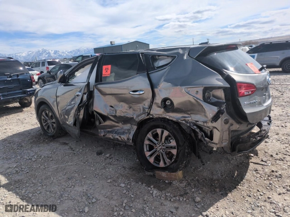 2013 Hyundai Santa Fe Sport with VIN 5XYZUDLB3DG076473, listed as a Copart auction lot 48155945 with 0 mi miles and Non Repairable. Bid and sale history available at carsss.com. Image 2.