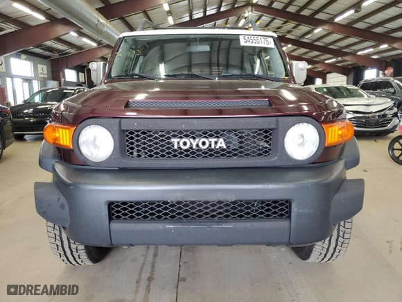 2007 Toyota FJ Cruiser with VIN JTEBU11F870028205, listed as a Copart auction lot 54555175 with 204,942 mi miles and Clean Title. Bid and sale history available at carsss.com. Image 5.
