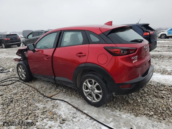 2020 Mazda CX-3 Sport with VIN JM1DKFB78L1471014, listed as a Copart auction lot 81739304 with 60,628 mi miles and Salvage Title. Bid and sale history available at carsss.com. Image 2.