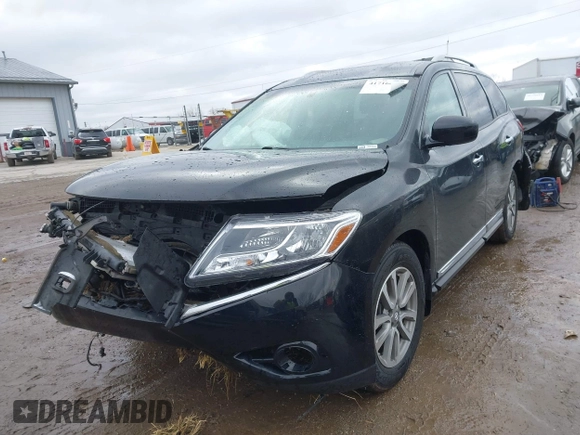 2014 Nissan Pathfinder SV with VIN 5N1AR2MM8EC692271, listed as a IAAI auction lot 41716679 with 115,609 mi miles and . Bid and sale history available at DreamBid. Image 17.