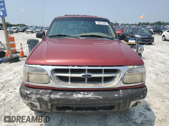 2000 Ford Explorer XLT with VIN 1FMZU73E4YZA72348, listed as a Copart auction lot 59015585 with 182,606 mi miles and Salvage title. Bid and sale history available at DreamBid. Image 5.