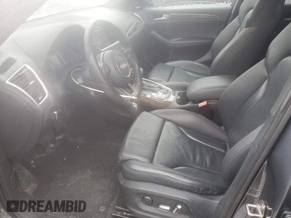 2015 Audi Q5 Premium Plus with VIN WA1DGAFP9FA031493, listed as a Copart auction lot 49801085 with 75,045 mi miles and Salvage Title. Bid and sale history available at carsss.com. Image 7.