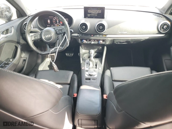 2017 Audi S3 Premium Plus with VIN WAUB1GFF3H1027626, listed as a Copart auction lot 79619064 with 40770 miles and Salvage Title. Bid and sale history available at carsss.com. Image 8.